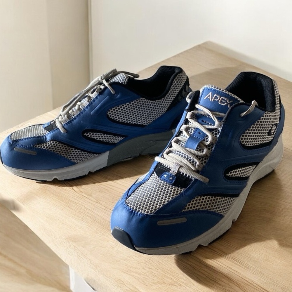 APEX Men’s Stealth Runner Walking Athletic Sneakers Shoes Size 13 Wide EUC - Picture 9 of 12